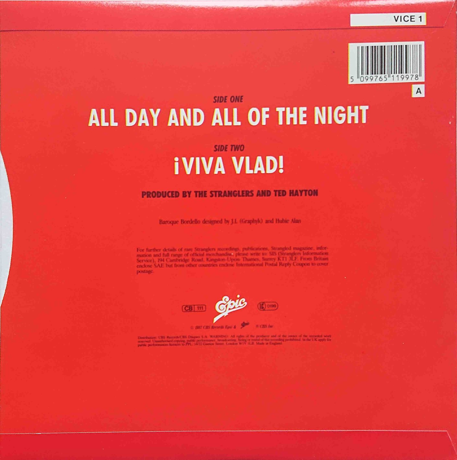 Back cover of VICE 1